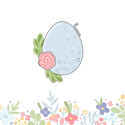 Príbory, varešky, pomôcky - Vykrajovačka Vajíčko s listami - 16375034_