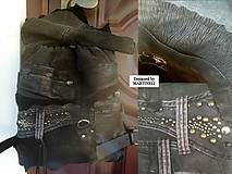 Batohy - Čierny kožený batoh-Unisex luxusný ruksak - 16376799_