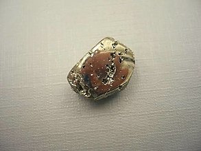 Minerály - Troml. kámen - pyrit drúza 18 mm, č.41f - 16376528_