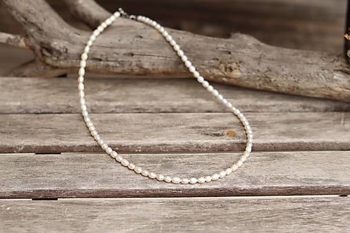 Pánsky perlový náhrdelník