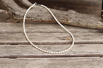 Pánske šperky - Pánsky perlový náhrdelník - 16375365_