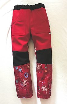 Detské oblečenie - SOFTSHELLOVÉ NOHAVICE  - ZIMNÉ s fleecem, 86-140 cm - 16376138_