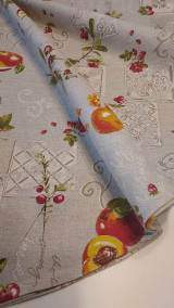 Úžitkový textil - Oválny obrus (Ovocie na režnej) - 16380061_