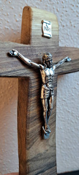 Dekorácie - Kríž na stenu s Ježišom - 16377938_