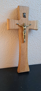Dekorácie - Kríž s Ježišom - 16377980_