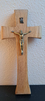 Dekorácie - Kríž s Ježišom - 16377982_