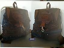 Batohy - Hnedý kožený batoh-Unisex luxusný ruksak - 16379487_