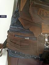Batohy - Hnedý kožený batoh-Unisex luxusný ruksak - 16379488_