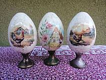 Dekorácie - vajíčka na stojane - 16378971_