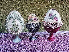 Dekorácie - vajíčka na stojane - 16379002_