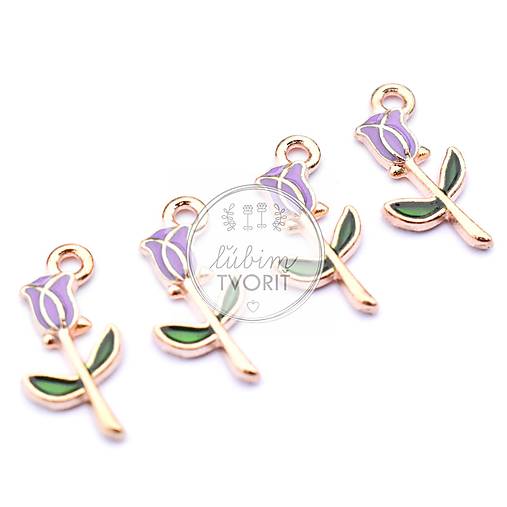 Komponenty - (4488) Ruža, 18 x 9 mm - 1 ks - 16383263_