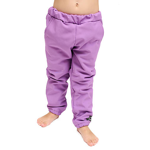 Softshellové nohavice - basic lila