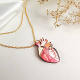 Náhrdelníky - Náhrdelník Anatomické srdce - 16381767_