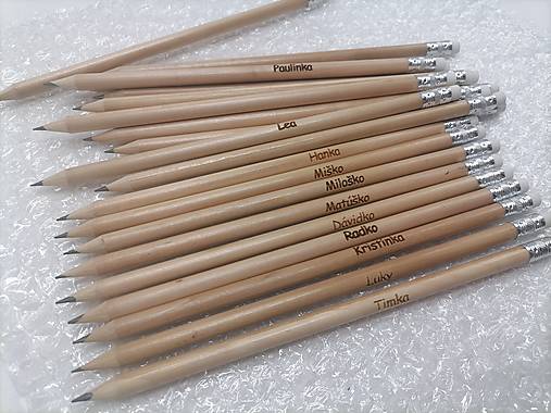 Dekorácie - Ceruzka s menom - 16383534_