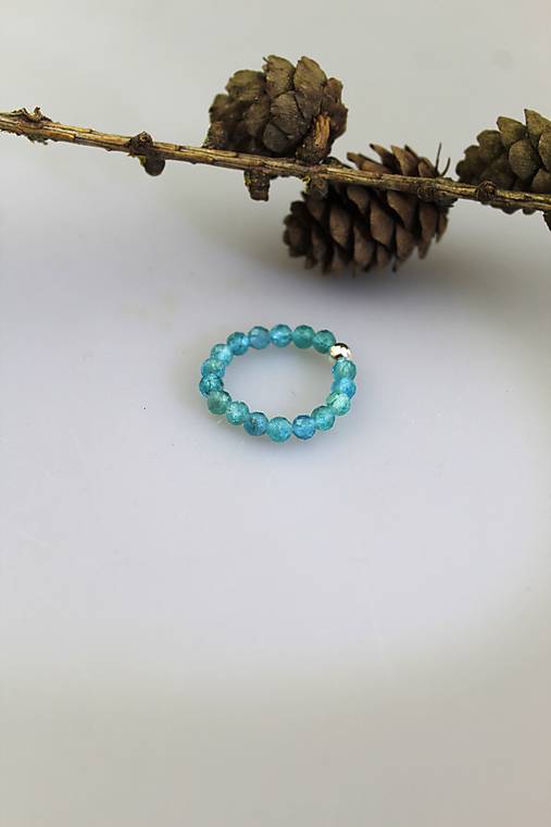 Prstene - apatit prsteň- flexibilný  - 16384753_