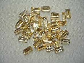 Minerály - Broušený kámen - citrín 8 mm, 1 ks - 16385465_