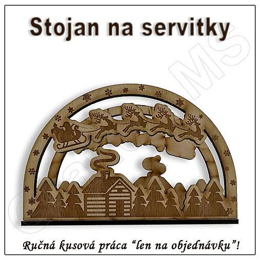 Dekorácie - Stojan na servítky - vzor H - 16385147_