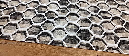Textil - Bavlna režná - Včelí plast II- cena za 10 centimetrov - 16389492_