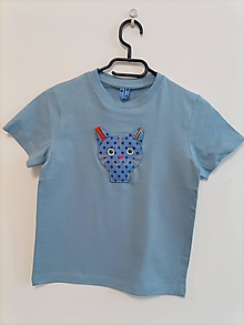 Detské oblečenie - Pískacie a reflexné tričko - Mačička - 16386944_
