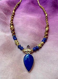 Iné šperky - Lapis Lazuli a Ametyst, ag 925 - 16387036_