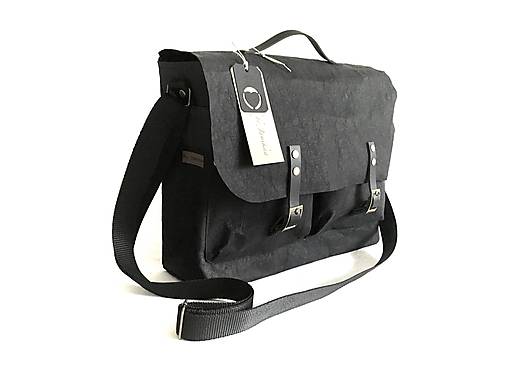 Messenger bag for him "BLACK"