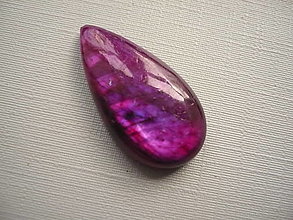 Minerály - Kabošon - labradorit fialový 28 mm, č.61f - 16389125_