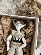 Sochy - Handmade bábka elfa. - 16387128_