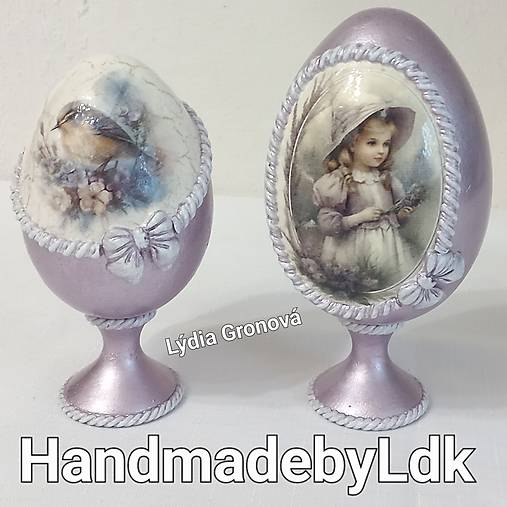 Dekorácie - Sada vajíčok svetlo fialové II. - 16391805_