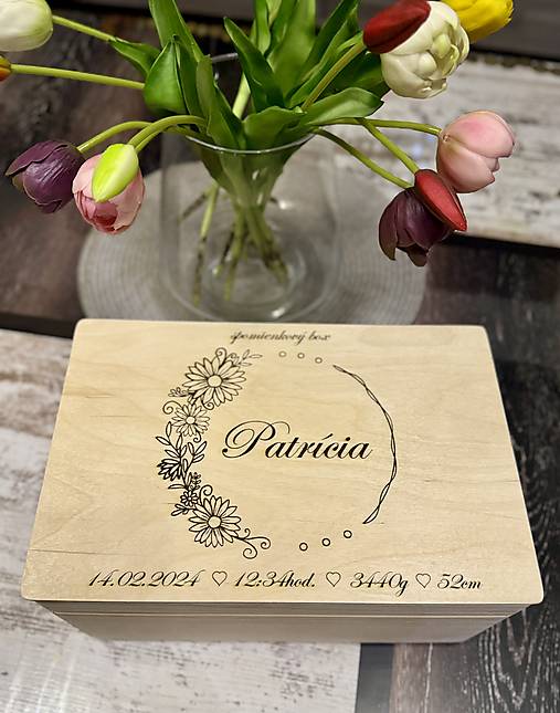Úložné priestory & Organizácia - Spomienkový box pre dieťatko - 16392812_