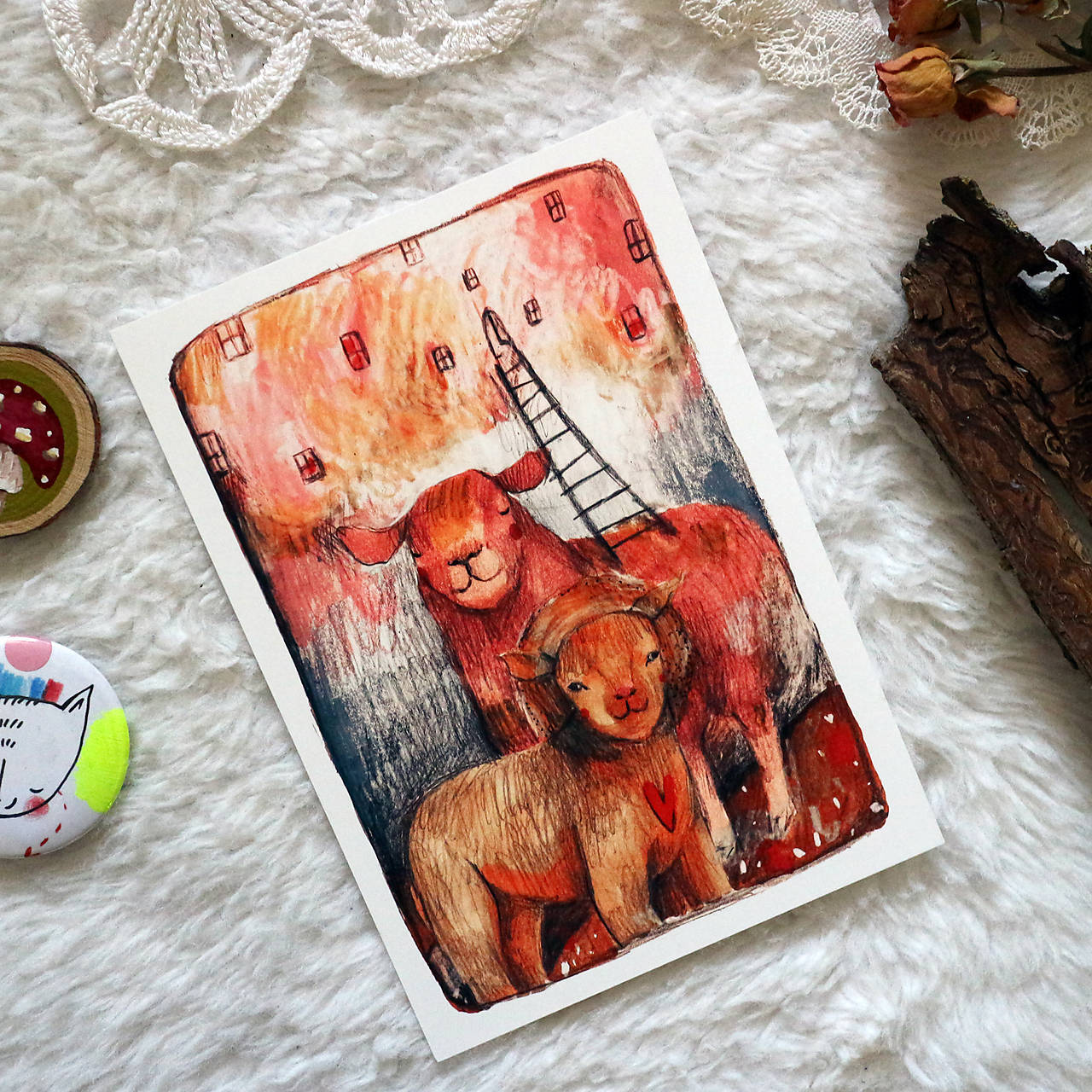 Nebeské ovečky/ print (A4)