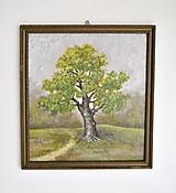 Obrazy - Maľovaný obraz - Starý strom - 16393858_