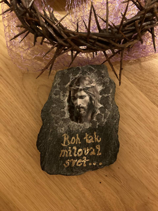 Dekorácie - Skala s citátom - 16393592_