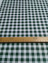 Textil - Zelená kockovaná bavlna - 16394791_