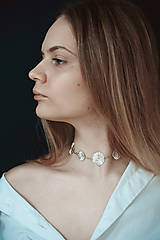 Náhrdelníky - Strieborný náhrdelník lamellae - 16395825_