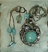 Sady šperkov - Set šperkov s larimarom - 16396311_
