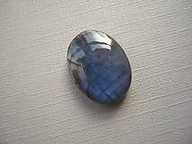 Minerály - Kabošon - labradorit AA modrý 19 mm, č.64f - 16398643_
