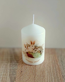 Svietidlá a sviečky - veľkonočná sviečka- darček k objednávke nad 15e - 16396864_