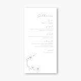 Papiernictvo - Kvetinové svadobné menu Johana - 16396907_