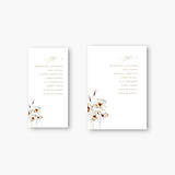 Papiernictvo - Kvetinový svadobný zasadací poriadok Valéria - 16397542_