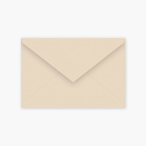 Papiernictvo - Svadobná obálka C6 piesková - 16397907_