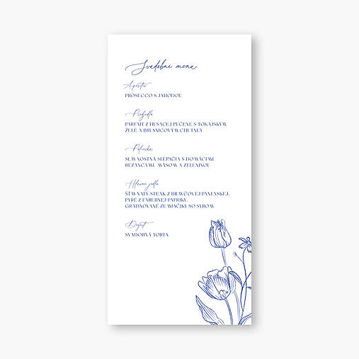 Papiernictvo - Svadobné menu Romana - 16398867_