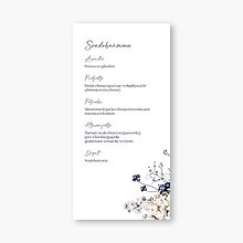 Papiernictvo - Kvetinové svadobné menu Michaela - 16396900_