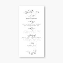 Papiernictvo - Svadobné menu Rosalie - 16396906_