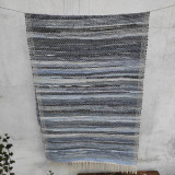 Úžitkový textil - Ručne tkaný koberec, riflľový 60x 160 cm - 16400524_