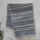 Úžitkový textil - Ručne tkaný koberec, riflľový 60x 160 cm - 16400539_