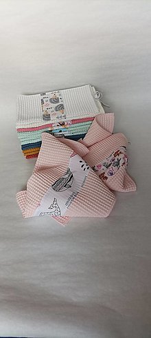 Úžitkový textil - Detský uteráčik (Ružová) - 16400895_