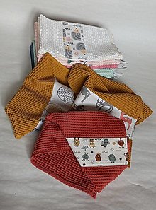 Úžitkový textil - Detský uteráčik (Škoricová) - 16400913_