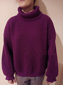 Svetre a kardigány - Pletený pulover - 16399962_