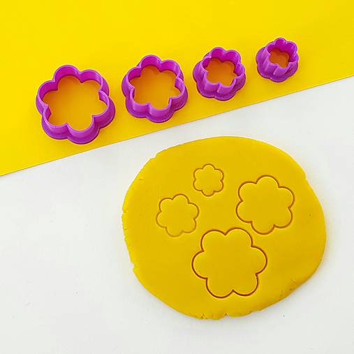 Nástroje - Kvietky základné 6 lupulienkov - sada vykrajovačiek na šperky (24-05) - 16401219_