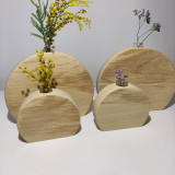 Dekorácie - Drevené bukové vázy - 16399643_